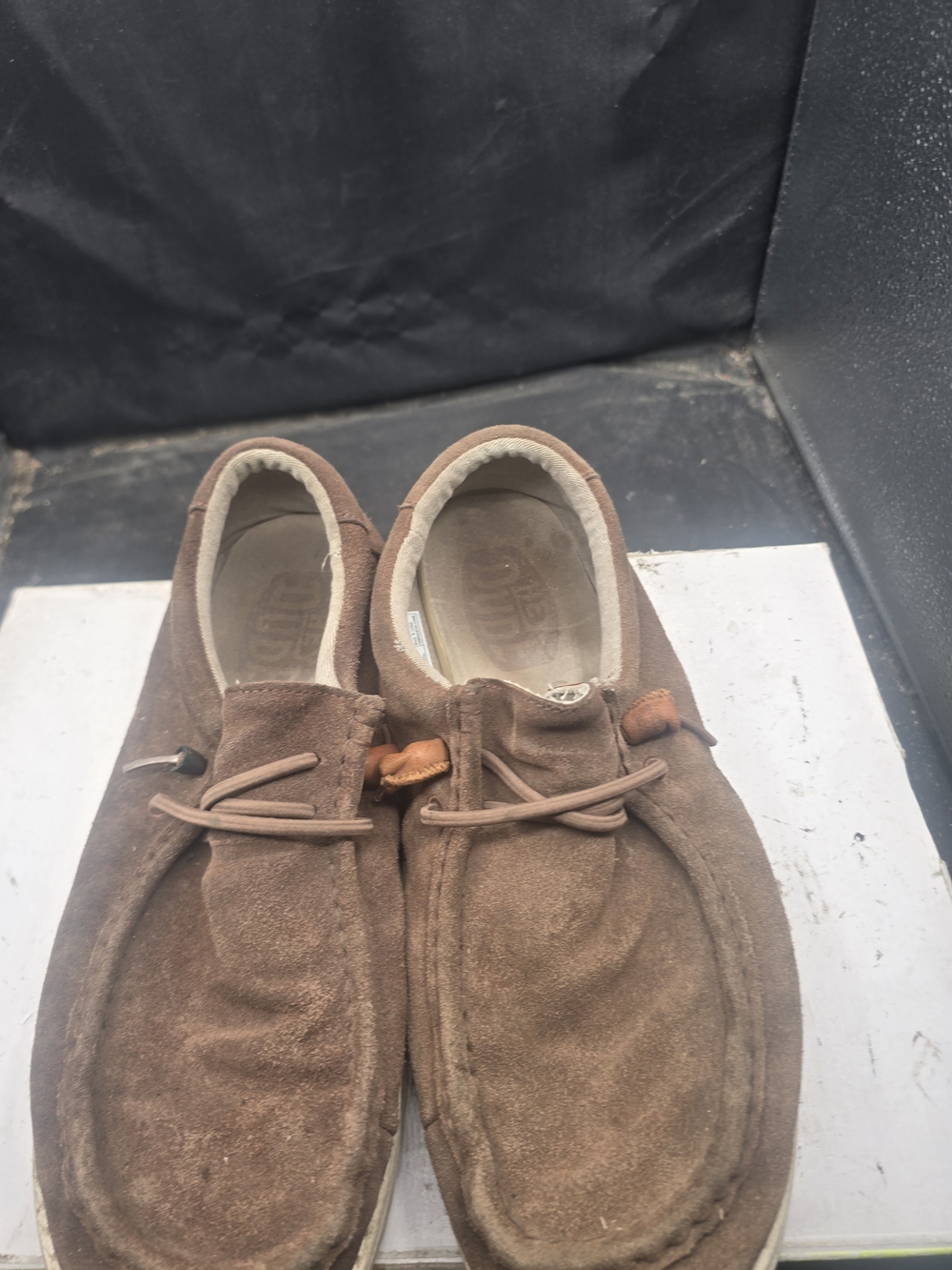 Hey Dude Brown Suede‎ Slip-On Loafers